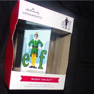 Hallmark Christmas Ornament Buddy the Elf Retro Video Cassette Case new in box